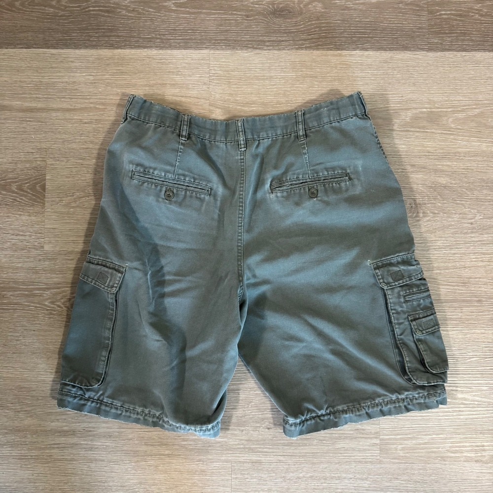 Boy Scouts of America Cargo Shorts Mens 36 Green Classic Canvas Uniform Short - Picture 3 of 6